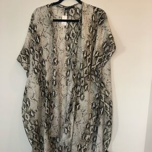 NWT Snake print cardigan